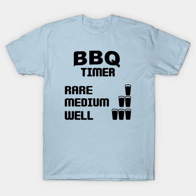 bbq time with beers T-Shirt by pickledpossums